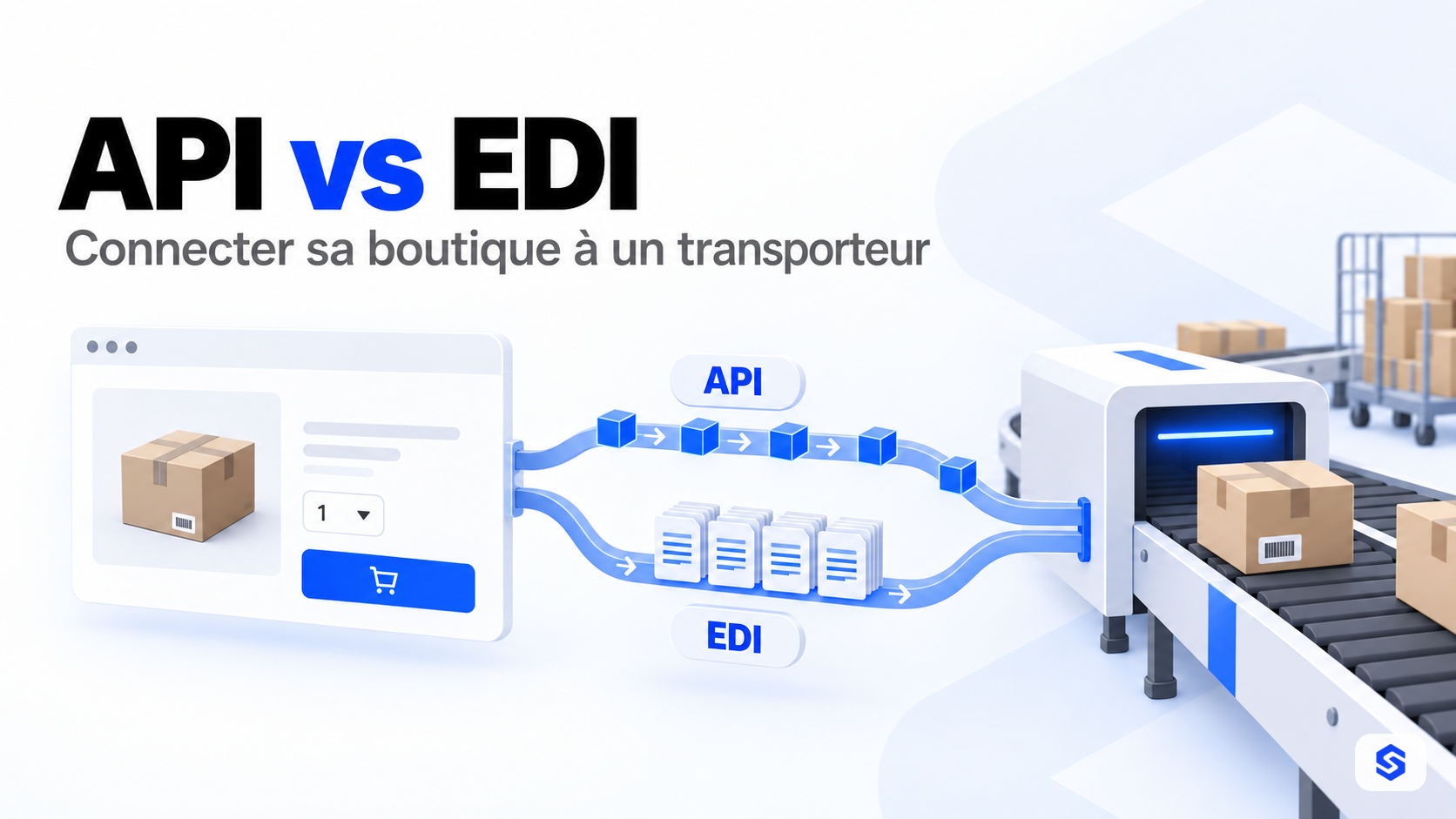 API vs EDI : différence pour connecter un transporteur